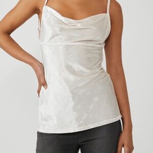 Intimately - Free People Cream Velvet Women's Top
